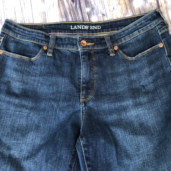 Lands end mid rise boot cut size 10 - Picture 4 of 6